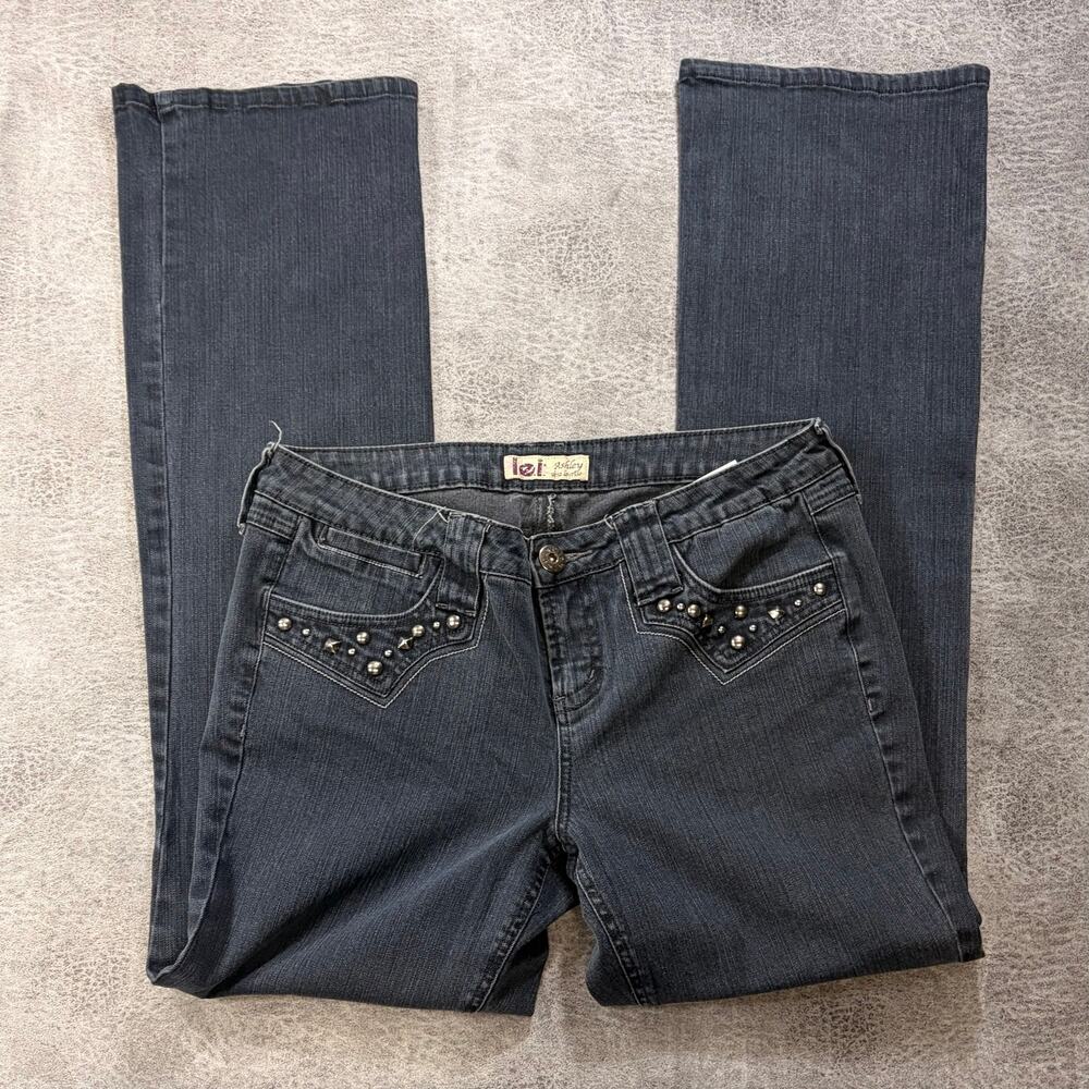 Y2k Lei Dark Wash Flare Jeans